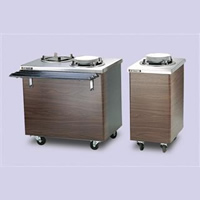 Victor Jamaican Food Display - Plate Lowerators